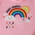 thumbnail image 6 of Ymyiu Birthday Girl Outfit Girls Tulle Skirt Set Two Piece Ruffle Sleeve T-Shirt Tutu Dress Summer Birthday Party Outfit Size 7-8 Years(Light Pink, 7-8 Years), 6 of 8