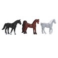 thumbnail image 3 of 6pcs Horse Figurines Set Children Simulated Cute Funny Horse Figure Model Pretend Play Toy Decoration, 3 of 4