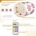 thumbnail image 5 of Yayeee Flameless Candles with Remote Flickering Battery Operated Multi Color Changing, Pink Ice Cream, 5 of 7