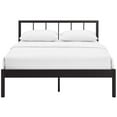 thumbnail image 4 of Modway Gwen Powder Coated Sturdy Steel Full Bed Frame in Brown, 4 of 6