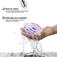thumbnail image 7 of Trianu Makeup Sponge Holder with Makeup Sponge - Beauty Blender Sponge & Silicone Double-sided Breathable Travel Beauty Makeup Blender, Shatterproof Makeup Sponges Case for Women (Purple), 7 of 7