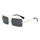 thumbnail image 1 of Gafas de sol rectangulares sin montura de moda para mujer y hombre Gafas cuadradas 400 Gafas unisex, 1 of 1