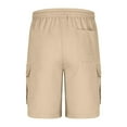 thumbnail image 6 of Penkiiy Boys Cargo Shorts with Pockets - Elastic Waist Summer Casual Shorts for Toddler & Big Kids, 6 of 7