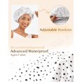 thumbnail image 4 of Gorro de ducha Yanibest, reutilizable y resistente al agua para mujer, 4 of 8