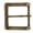 Brass, variant on 1 3/4" (44 mm) Nickel Free Single Prong Square Belt Buckle