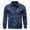 Dark Blue, variant on Azrian Men's Hoodie Sweatshirt Pullover,Mens Causal Button Shirts,Men's Fashion Casual Jacket Denim Outdoor Single-breasted Jacket Tooling Jacket Boy Trendy Blue,XXXL on