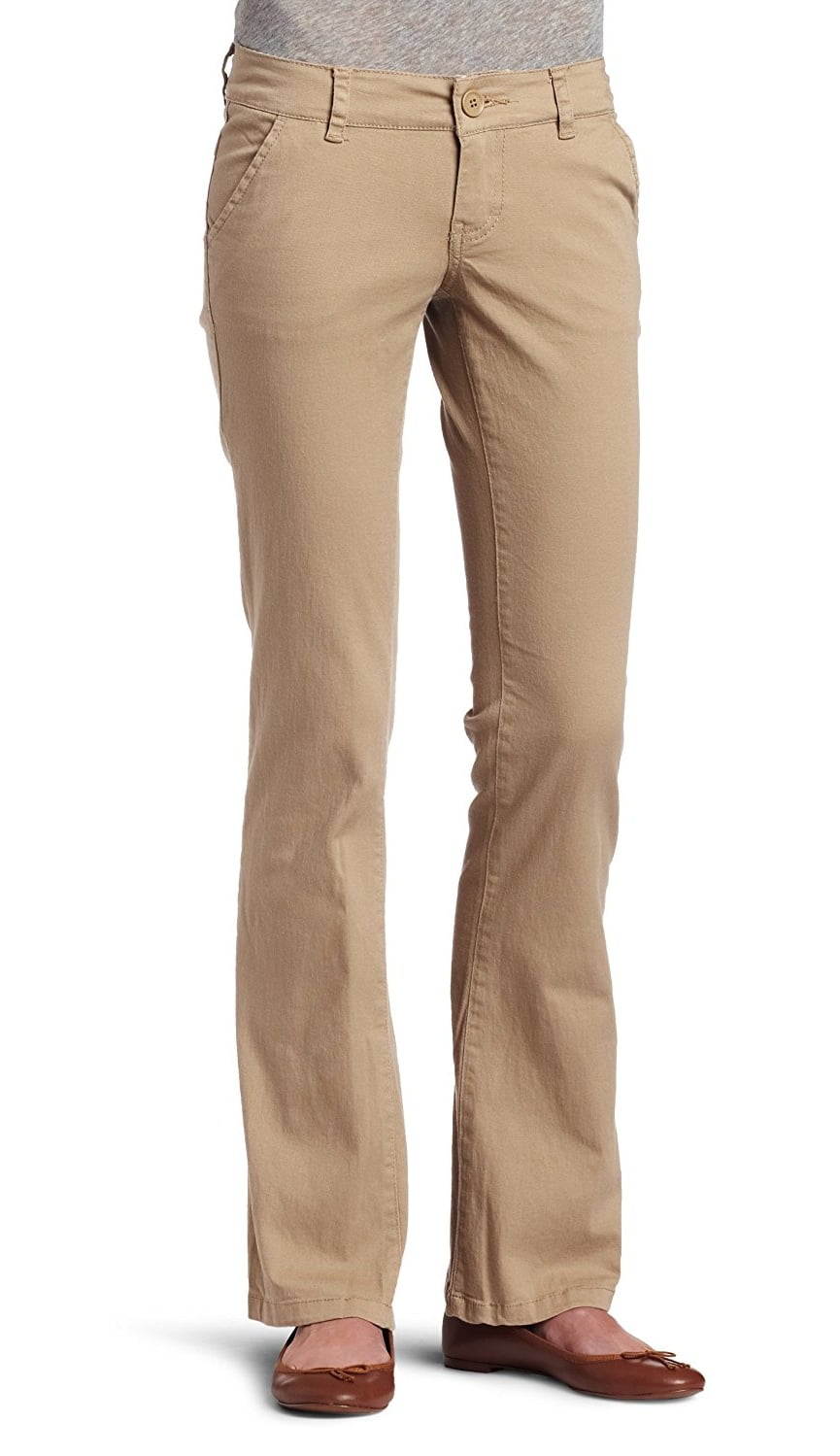 stretch khaki pants for juniors