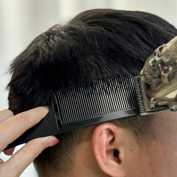 Minkissy Black Plastic Hair Combs Set for Men and Women, Styling Tools for Everyday Hair Care and Grooming