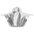 thumbnail image 4 of Zaldita Shiny Metallic Gothic Armor Shrug for Women Steampunk Accessory for Rave Club Silver L, 4 of 5