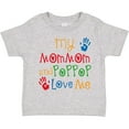 thumbnail image 3 of Inktastic Mommom and Poppop Love Me Boys or Girls Toddler T-Shirt, 3 of 5