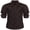 Cotton - Dark Brown, variant on Men's Western Shirt Rodeo Charro Long Sleeve Vintage Shirt Big and Tall