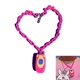 thumbnail image 2 of Kawaii Pacifiers Pendant Necklace For Women Y2k Jewelry Chunky Bead Chain--Pink-Product code 47122 Pink, 2 of 4
