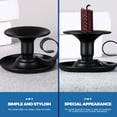 thumbnail image 3 of Nadi 2pcs Retro Candle Holder Simple Iron Candle Holder Retro Candlestick Holders, 3 of 5