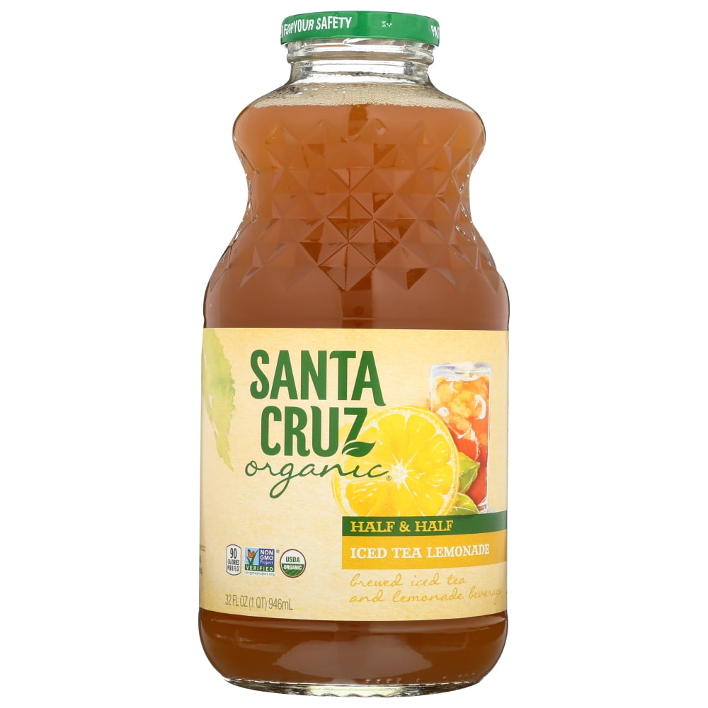 Santa Cruz Organic Lemonade, Organic Half Tea And Half Lemonade, 32 Fl