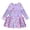 Purple, variant on lnmuld Toddler & Kids Girls UPF 50 Long Sleeve Sun Rash Guard - Scale Design Swimwear Color:Light Blue,Size:9-10 Years