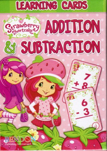 Strawberry Shortcake ADDITION & SUBTRACTION Learning Cards Includes STICKERS 