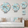 thumbnail image 4 of Designart "Chinoiserie Featuring Birds and Peonies XV" Floral Oversized Wall Clock, 4 of 5