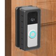 thumbnail image 1 of Soporte adhesivo para puerta de timbre Compatible con timbre con vídeo 1/2/3/4 Ángulo ajustable Soporte de montaje para timbre Soporte para cubierta No bloquea el sensor del timbre, 1 of 5