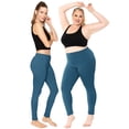 thumbnail image 2 of Women's and Plus Size Ankle Length Cotton Leggings, 2 of 5