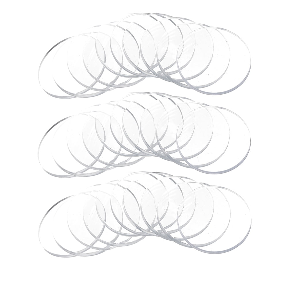 Glass Spacers 30 Pcs Glass Spacers Round Bumper Pad Antiskid Glass