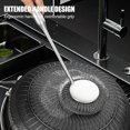 thumbnail image 1 of Cleaner Brush with Heavy Duty Handle Soldered Fine Chain Mail Scrubber Brush, 1 of 5