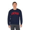 thumbnail image 5 of Lineman Sweatshirt Gifts Crew Neck Shirt Long Sleeve Unisex, 5 of 5