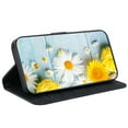 thumbnail image 3 of Compatible with iPhone 13 Pro Embossed Lily Wallet Case with Card Holder PU Leather Flip Cover, 3 of 5