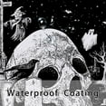 thumbnail image 6 of Halloween Shower Curtain, Gothic Spooky Shower Curtain Set with 12 Hooks, Halloween Shower Curtains for Bathroom Decor, Black, 72x72 Inch, 6 of 6