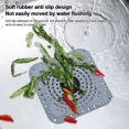 thumbnail image 3 of Silicone Sewer Outfall Drain Filter Round Shape Anti-blocking Floor Drain Mesh Cover Hair Clean Up Sink Strainer Filter, 3 of 6