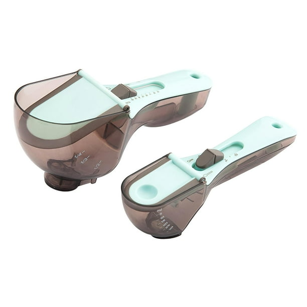 Juego de cucharas medidoras ajustables para perros, gatos y comida seca Estilo A