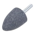 thumbnail image 1 of Uxcell 4 Pack Abrasive Mounted Stone 1/4" Shank 1.18" Dia Conical Corundum Grinding Head for Rotary Tool, 1 of 6