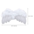 thumbnail image 4 of 1 set Angel Dress Up Kit White Angel Wings Angel Headband para niños Disfraz de fiesta, 4 of 7