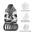 thumbnail image 4 of Wukai Psychedelic Skull Illusion Art Full Set Car Seat Covers with Soft Padding Universal Auto Front Seats Protector and Cushion Mat, 4 of 5