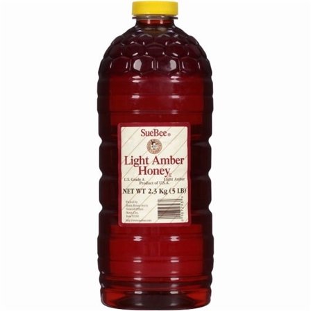 Sue Bee Light Amber Honey Bulk, 5 Pound, 6 Per Case