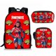 thumbnail image 1 of Mochila Fortnite de 3 piezas con diseño de anime para videojuegos, incluye bolsa para portátil de 17 pulgadas, bandolera y estuche para lápices., 1 of 5