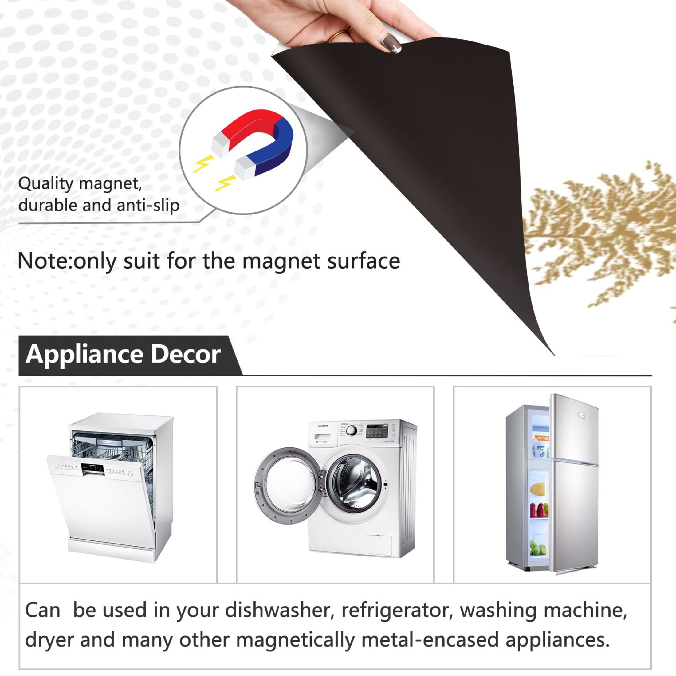 Dishwasher Magnetic Sticker 23x26 Inch Refrigerator Magnetic Sticker Washing Machine Magnetic Sticker Kitchen Panel Magnetic Sticker Home Decor Pretty Mountains and Trees