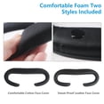 thumbnail image 3 of Pack de 2 almohadillas faciales para Oculus Quest 2 Hanpusen, antivaho y resistentes al sudor, 3 of 7
