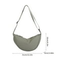 thumbnail image 3 of ZPAQI Lightweight Nylon Shoulder Bag Dumpling Bags Casual Crossbody Purse for Women For Valentine's Day Gift, 3 of 21