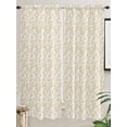 thumbnail image 2 of Living Room Curtains 72 Inches length, Yellow Spring Floral Window Treatment Curtain Drapes, Elegant Watercolor Summer Botanical Light Filtering Drapes for Bedroom Laundry Room, 52"x72", 2 Panels, 2 of 7