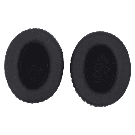 2Pcs Ear Pads 90x70mm for Headphones Covers Replacement Soft Sponge Leather Foam Cushions,2 * Ear Pads,Black