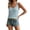 Green, variant on Women's Sleeveless Knit Beach Top Casual Solid Color Camisole Tank Top Lightweight Breathable Summer Vacation Beachwear Swim Cover Up Top, Black Size L