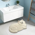 thumbnail image 6 of Tuvgenk Bathroom Area Rugs Cute Funky Absorbent Floor Mats for Bathroom Novelty Shaped Quick Dry Animai Print Non-Slip 16 X 24 in, 6 of 6