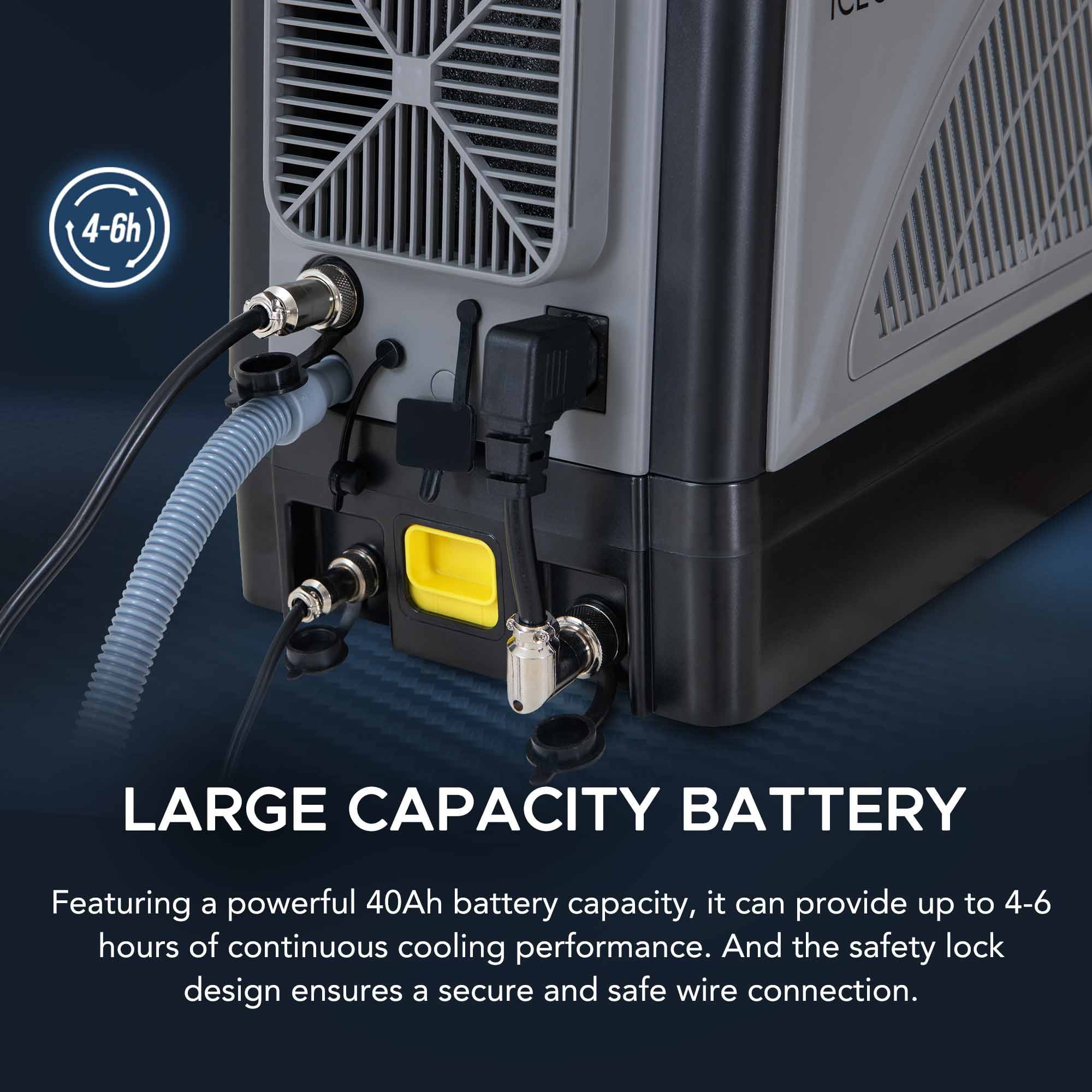 SUNJOY Rechargeable Lithium Iron Phosphate Battery ,Grey