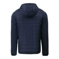 thumbnail image 3 of Men's-Cutter & Buck  Navy Seattle Sounders FC Rainier Primaloft Eco Full-Zip Hybrid Hooded Jacket, 3 of 3