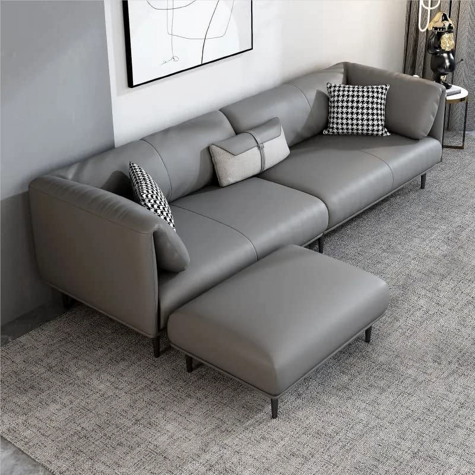 Foam Backed Vinyl Marine PU Fabric - 5/16" Foam Backing 54" Wide for Automotive/Home Headliner, Furniture Upholstery, Headboards, Replacement/Repair/DIY Sold - Grey