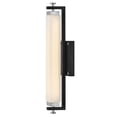 thumbnail image 3 of Rollins - Light Black And Chrome Multi Color Industrial / Transitional - LED Steel Wall Sconce, 3 of 10
