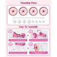 thumbnail image 4 of Cochecito para muñecas BABESIDE con 12 muñecas lavables y 24 unidades, 4 of 9