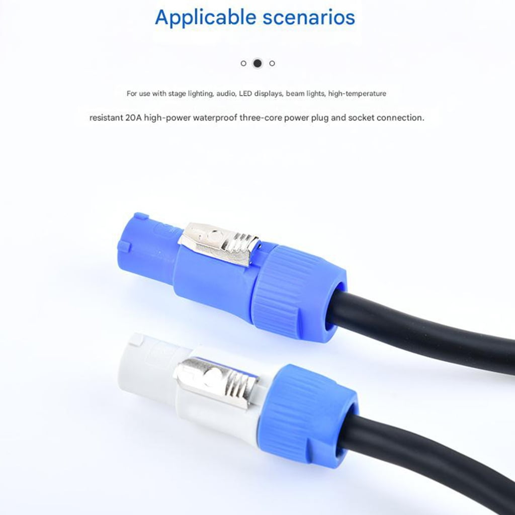 Heavy Duty Moving Head Light Power Cable Connector Power Cable for Stage Moving Head Light