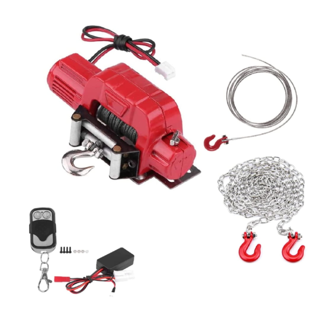 1/10 RC Winch RC Metal Electric Winch for RC Rock Crawler SCX10 D90 TF2