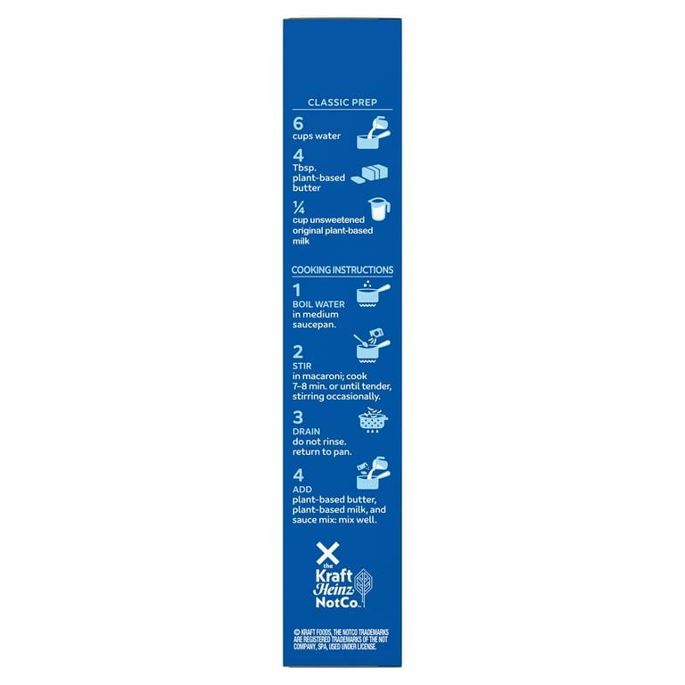 Kraft Original Flavor Plant Based Macaroni Cheese, Creamy Vegan, 6